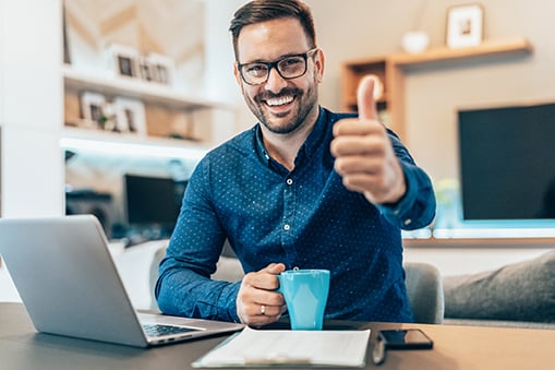 Guy happy with his Tax Defense Network results
